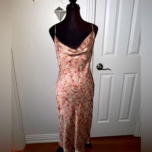 Cowl Neck Mini Slip Dress